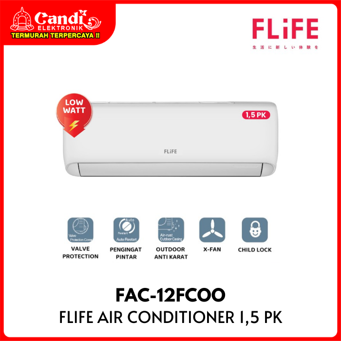 Ac Flife 1.5 Pk Fac-12fcoo (indoor Fac-12fcoo + Outdoor Fac-12fcoo) 